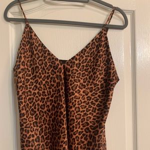 Allison Joy leopard tank size M